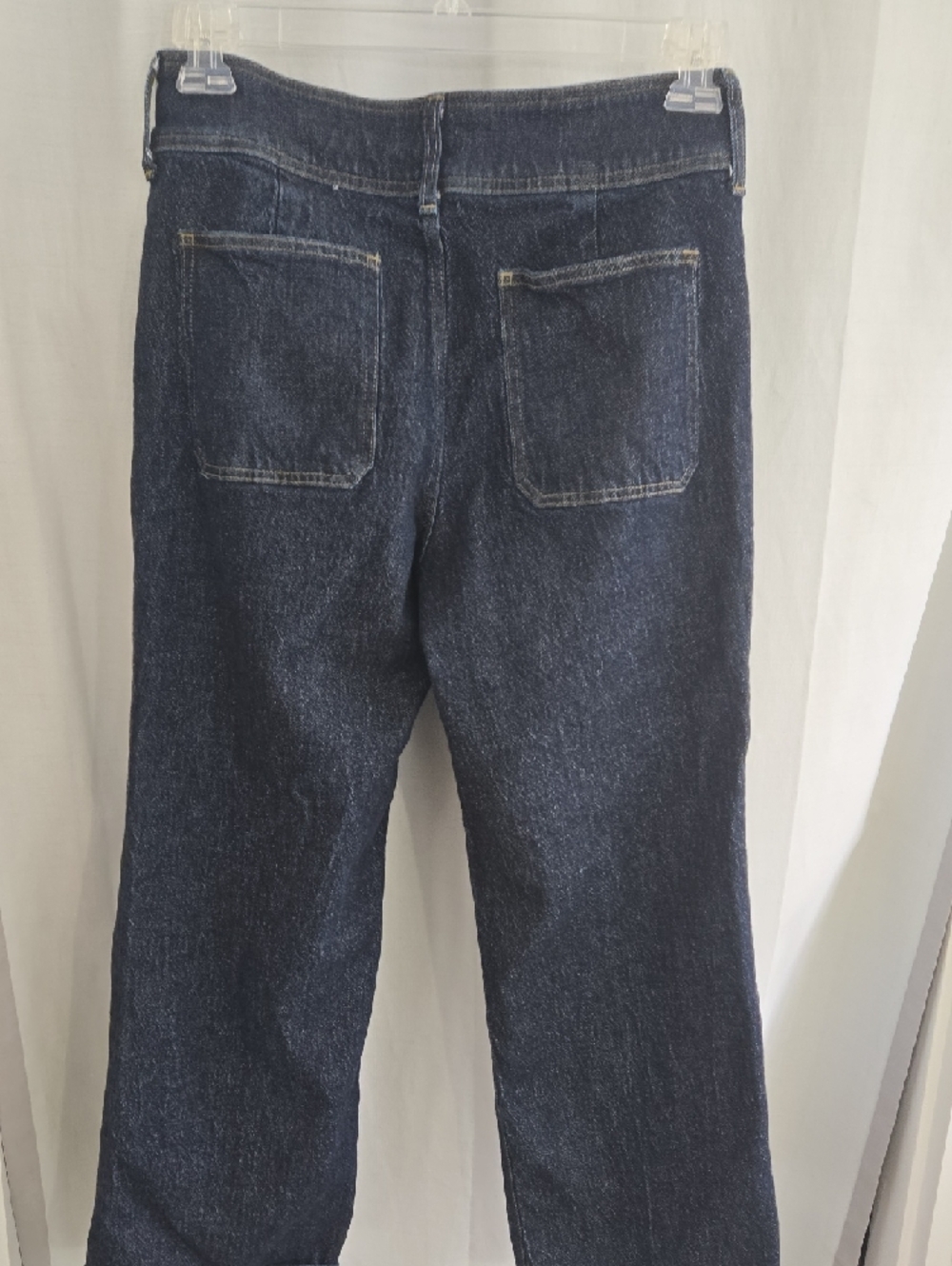 J. Crew Dark Blue High-Rise Flare Jeans - Picture 7 of 9